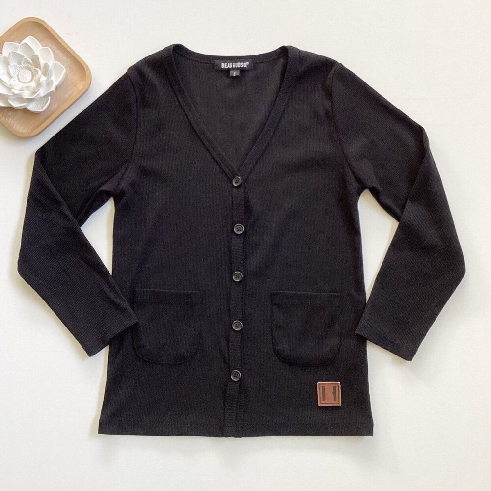 Beau Hudson Black Cardigan